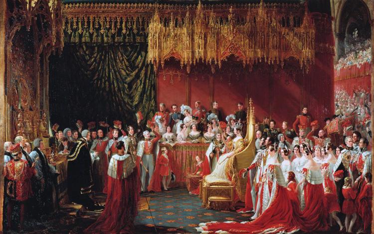 George Hayter The Coronation of Queen Victoria (mk25) France oil painting art